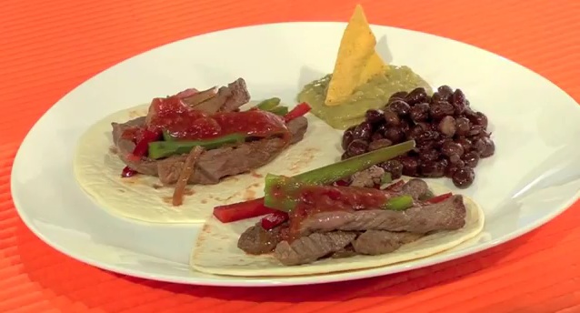 fajitas de ternera